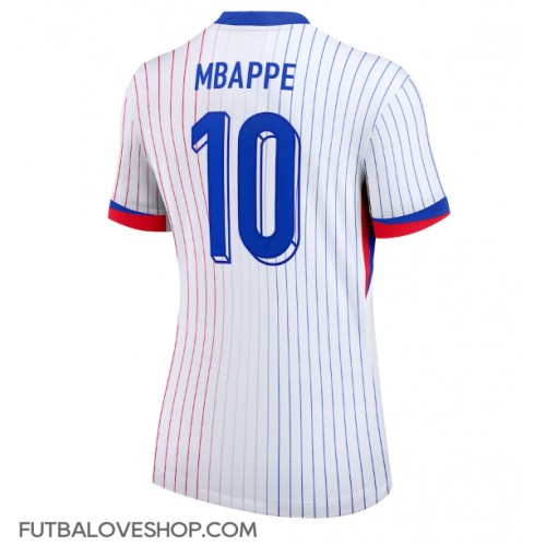 Dres Francúzsko Kylian Mbappe #10 Preč pre Ženy ME 2024 Krátky Rukáv